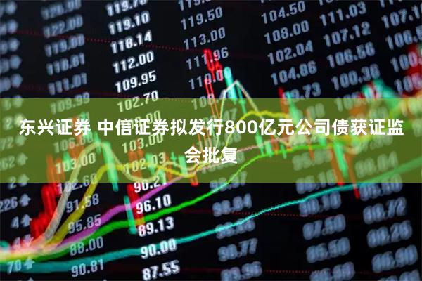 东兴证券 中信证券拟发行800亿元公司债获证监会批复