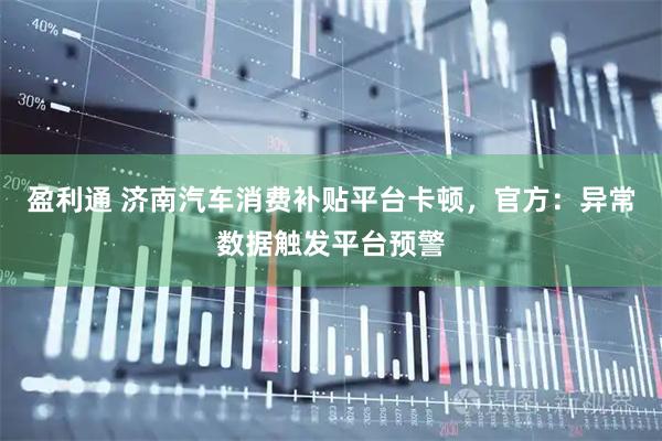 盈利通 济南汽车消费补贴平台卡顿，官方：异常数据触发平台预警