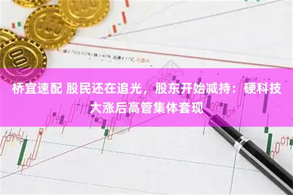 桥宜速配 股民还在追光，股东开始减持：硬科技大涨后高管集体套现